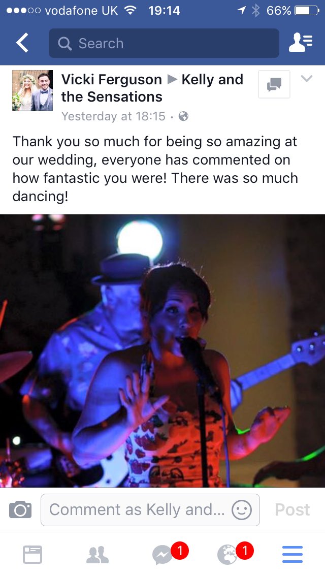 KellySensations's tweet photo. Kind words from a lovely bride at a recent @HealeyBarn wedding we played 🍒 https://t.co/iOt6Ekvszg