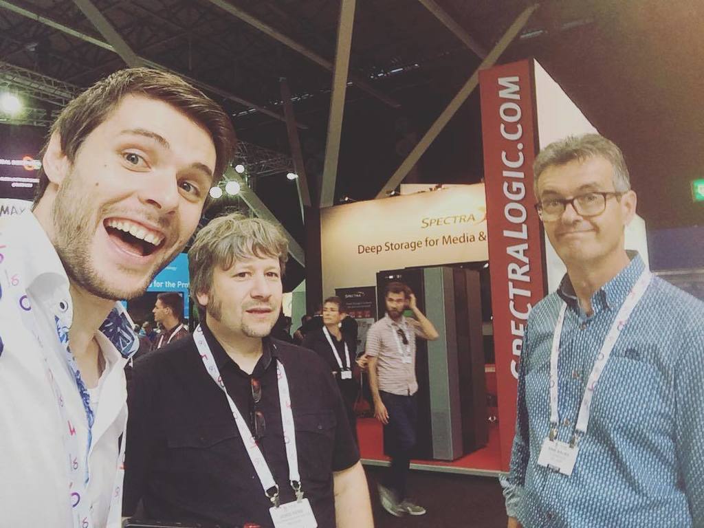 JordyVandeput's tweet photo. Had an awesome day at #IBC #Amsterdam Next week I'll post a little video about my experience. #CinecomNet https://t.co/x7wC6ivPVx