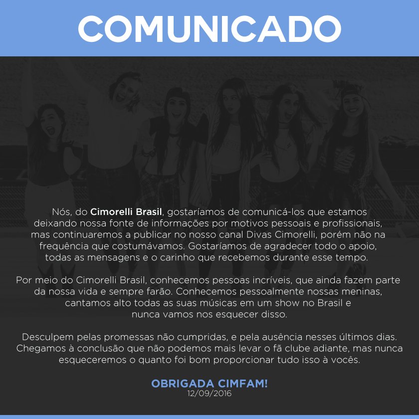 Cimorelli Brasil tweet media