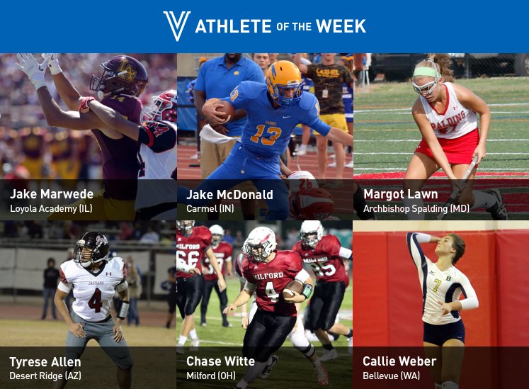 Here are the nominees for this week's Athlete of the Week! 

Start voting now! ---> bit.ly/2cfFATS