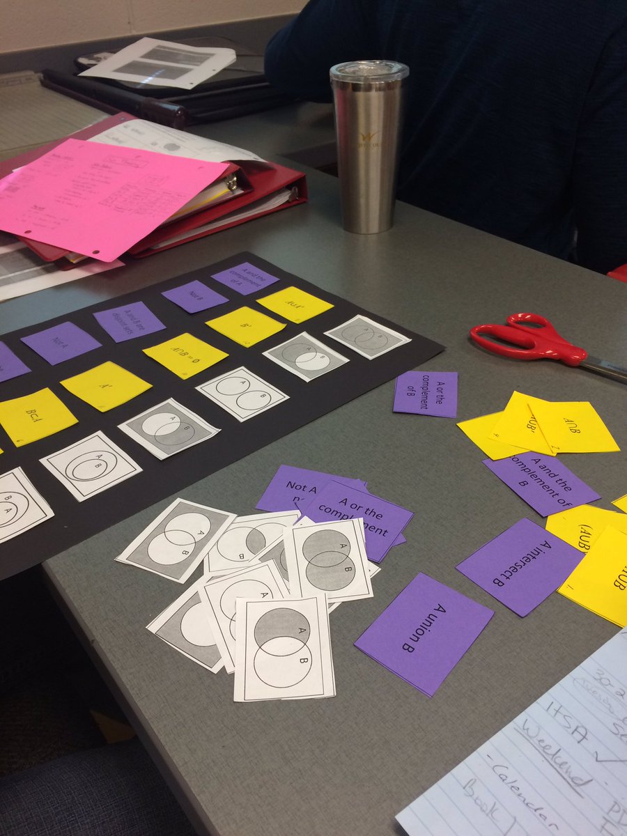 MathWithWoody's tweet photo. Want to understand Set Theory? Build it @ngpshth #mathmonday @ngpschools #math30 https://t.co/vWqBmL8Uzk