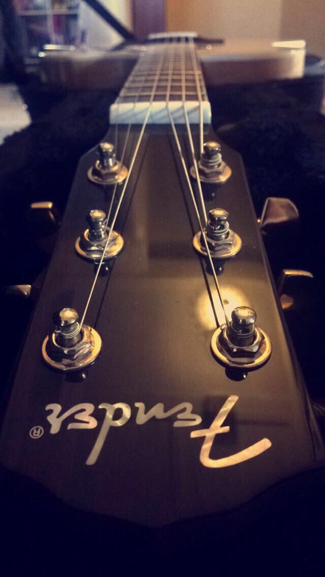 Bought a new guitar today 🙈 <a href="/Fender/">Fender</a>
