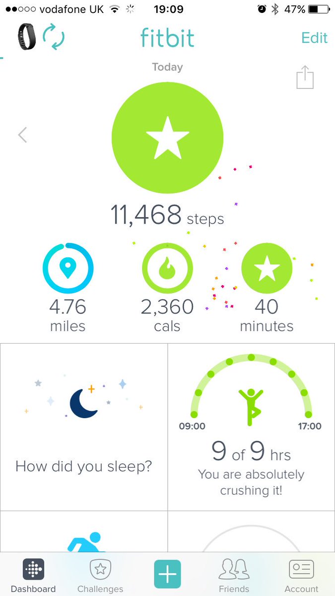 erikafrancis29's tweet photo. Feeling great after hitting my steps goal and 40 minutes in the gym ππΌ #Fitbit #fitbitgoal https://t.co/TRh8ETC3G3