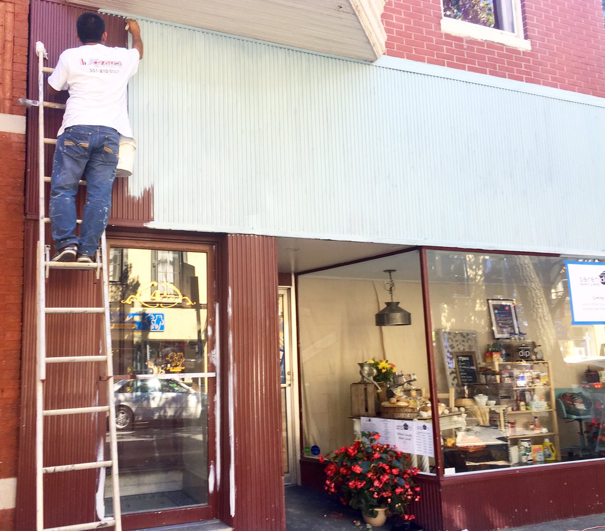 A little makeover action happening at 14 E Patrick St. Serendipity Market is opening soon!