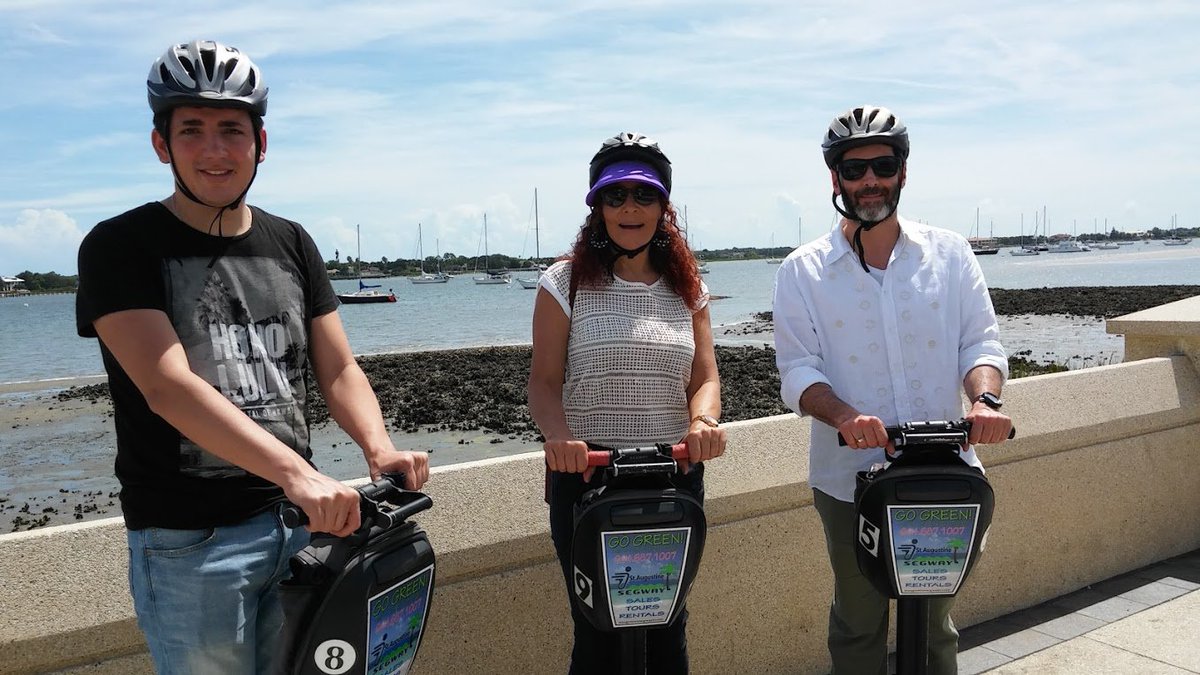Great day to glide thru the nations oldest city with a fun family from Columbia!  #staugustinesegways  #staugustine