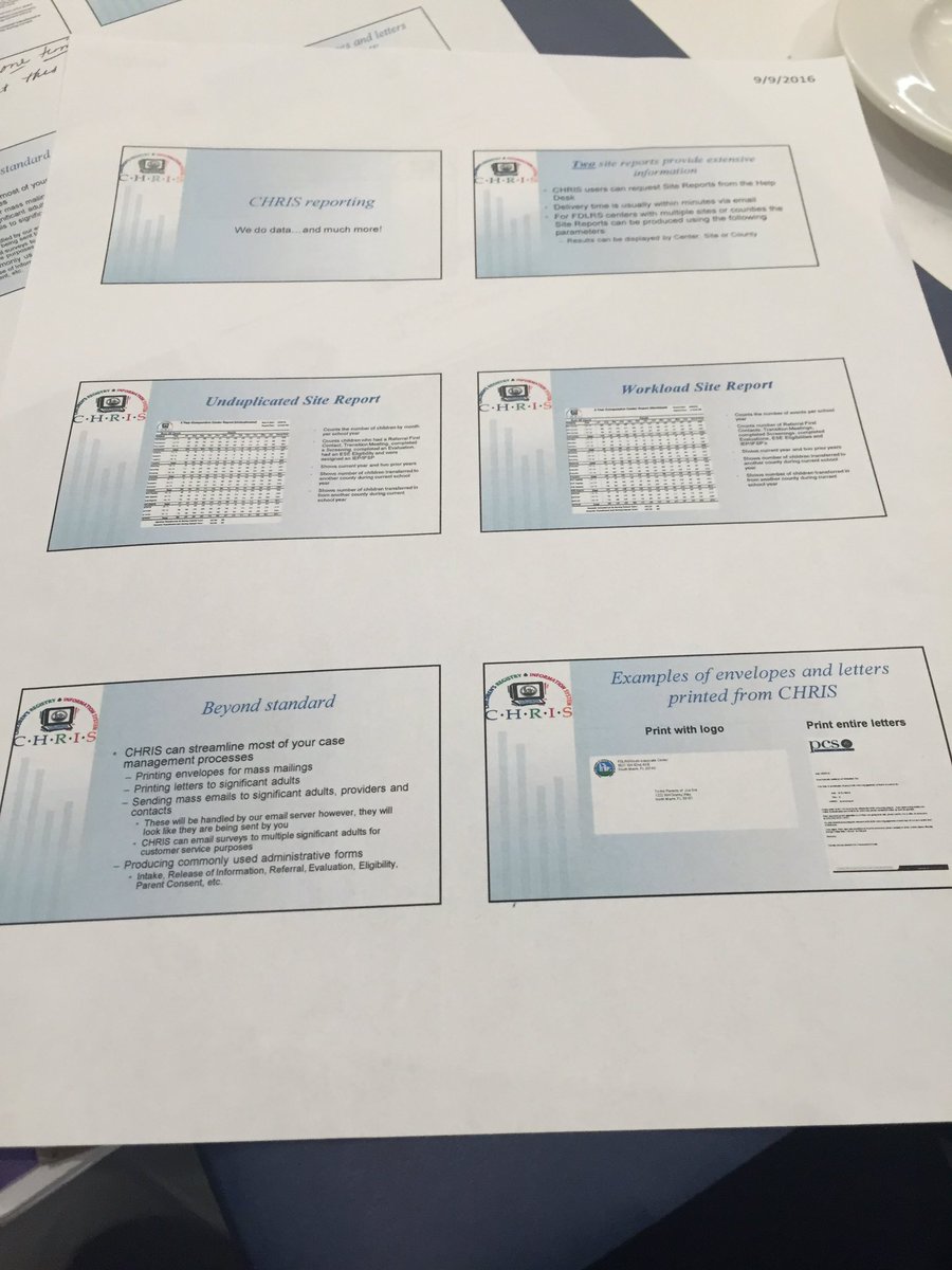 Using Children's Registry &amp; Information System (CHRIS) to capture Child Find data. #BrowardESE_SS    #FDLRSREACH
