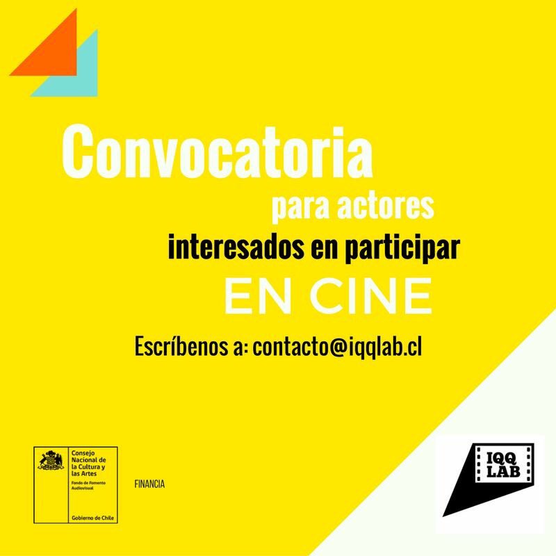 IqqLab's tweet photo. Escríbenos a contacto@iqqlab.cl #iquique #cine #actores https://t.co/MCIf89Coe3