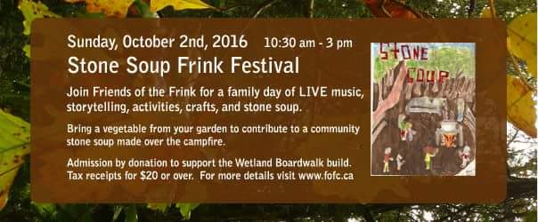 Join us at the Frink Sun. Oct 2 for LIVE music, arts, soup and more...