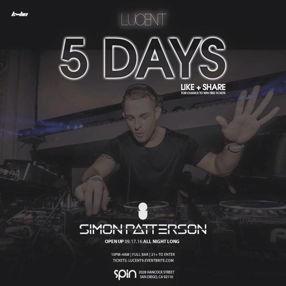 joe_buzik's tweet photo. SO NEAR SO CLOSE!
Tix:https://t.co/KjEshfP46k
#TranceFamily
#LucentNights
#SimonPatterson
@KLinEvents @LucentNights https://t.co/idQ2NdTSfz