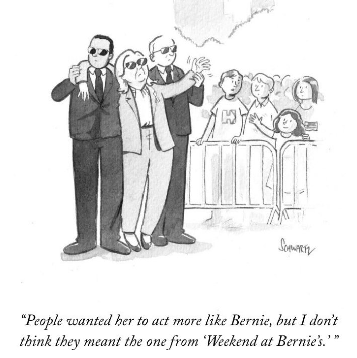 HowieCarrShow's tweet photo. This New Yorker cartoon is actually funny! https://t.co/LQAQvHcNzo