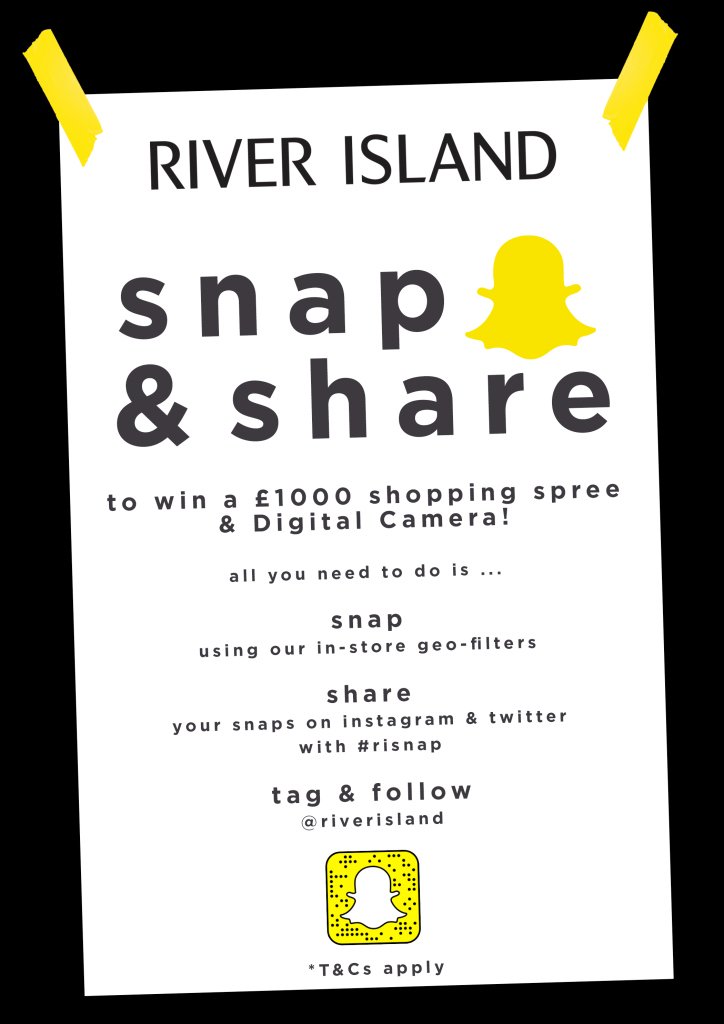 ChurchillSquare's tweet photo. #Snapchat addicts! Snap in store @riverisland &amp; share your photo using #RIsnap for the chance to #WIN big! https://t.co/9ZRO7sUeqQ