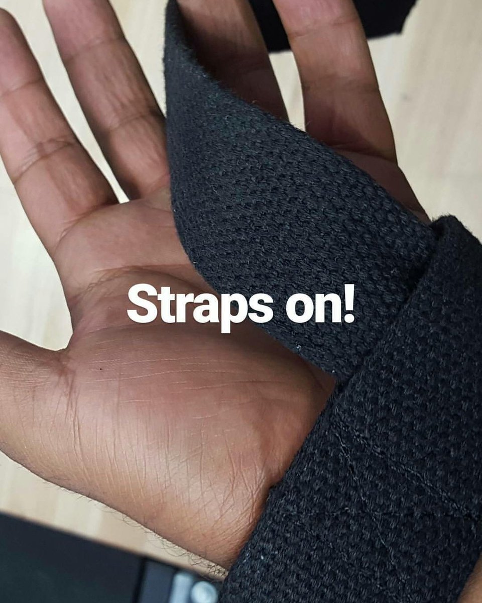 EJ__PT's tweet photo. D-E-A-D-L-I-F-T when your strength far outgrows your grip, strap up and keep adding them plates! @EsTRFitness https://t.co/fIi0g1Kibw
