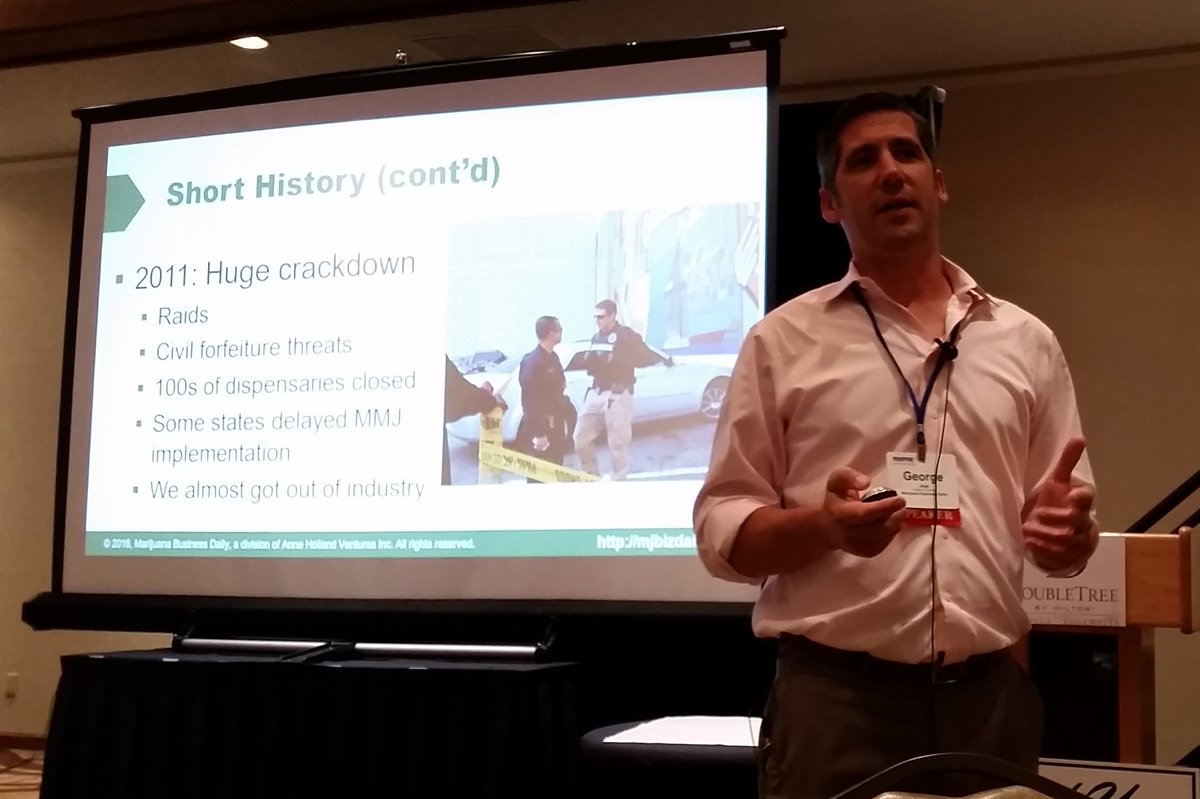 NWPPAssoc's tweet photo. Great info from #Kilowatts for #Cannabis session speaker @georgejage from @MJBizDaily. #2016NIC #PublicPower https://t.co/F7RIbMD4xx