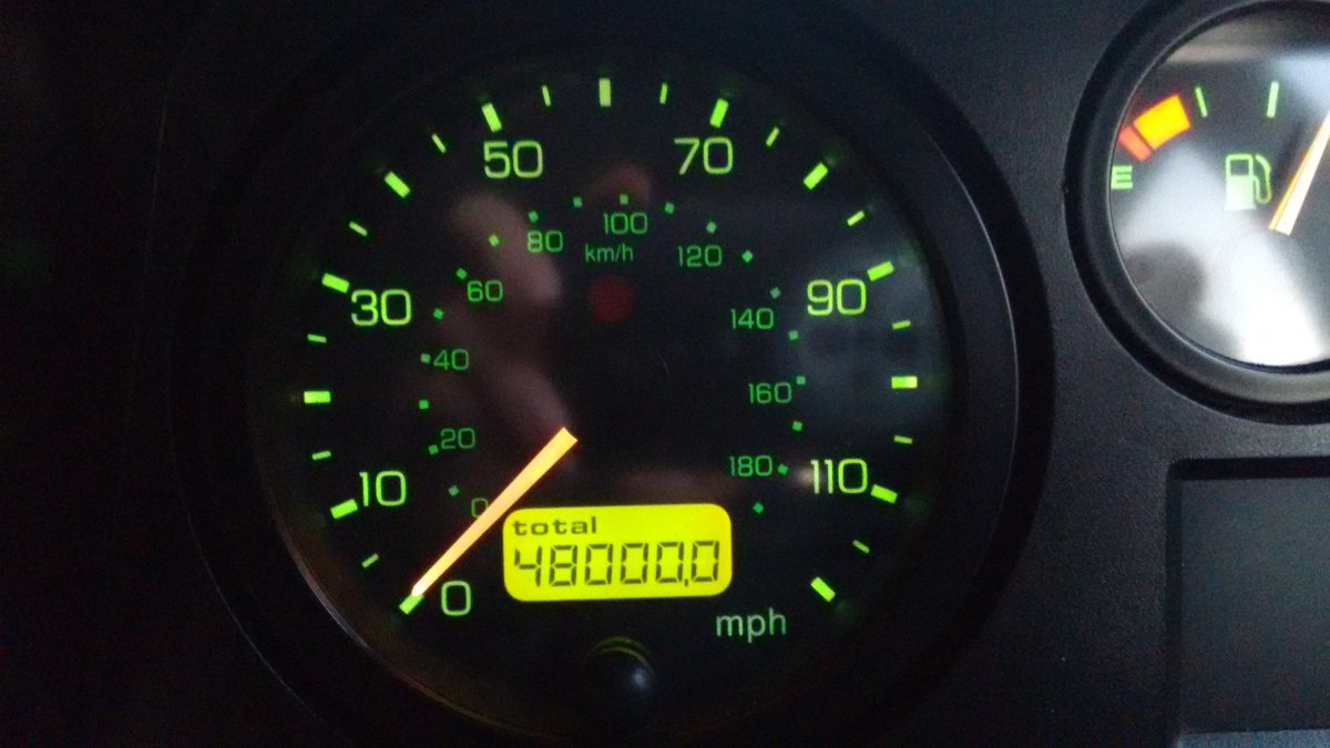 davidbyeates's tweet photo. The old girl hit the big 48k yesterday, had to take a pic #sadbugger #mileagewanker https://t.co/YgyMkCWTRB