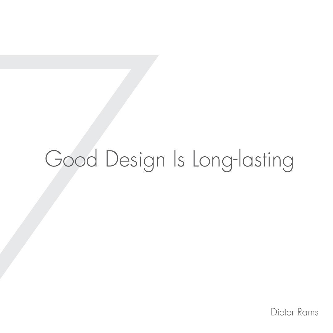 IDA_Utah's tweet photo. Day 7. The design of a product should outlast trends. #IDAU #dieterams #design #10principlesofgooddesign https://t.co/sEXt0cVTp1