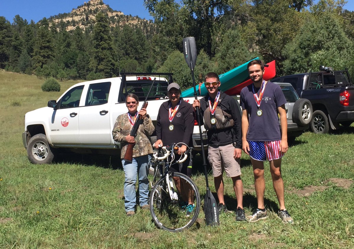 Congrats to our staff on finishing 4th in the Master of the Mountain Adventure Relay this weekend! #NewMexicoTrue