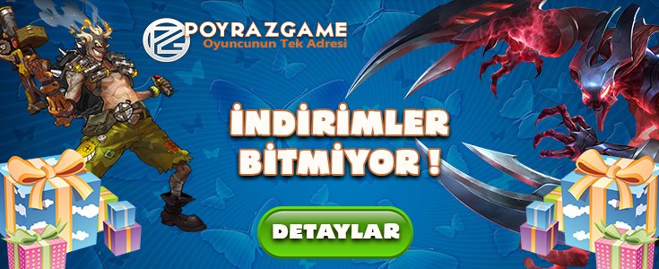 PoyrazGame İle Bayram Şöleni Devam Ediyor !
➤ goo.gl/spLOVP