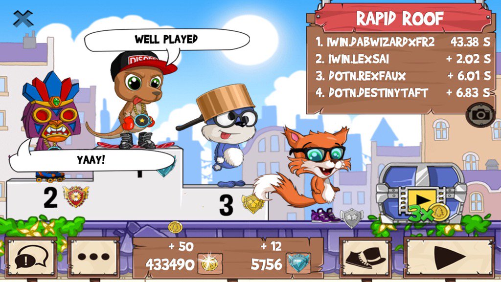 ALOHAxFR2's tweet photo. Ggs fam #funrun2 #LEXSAI #RexFaux #DestinyTaft https://t.co/5qzbQonYXm