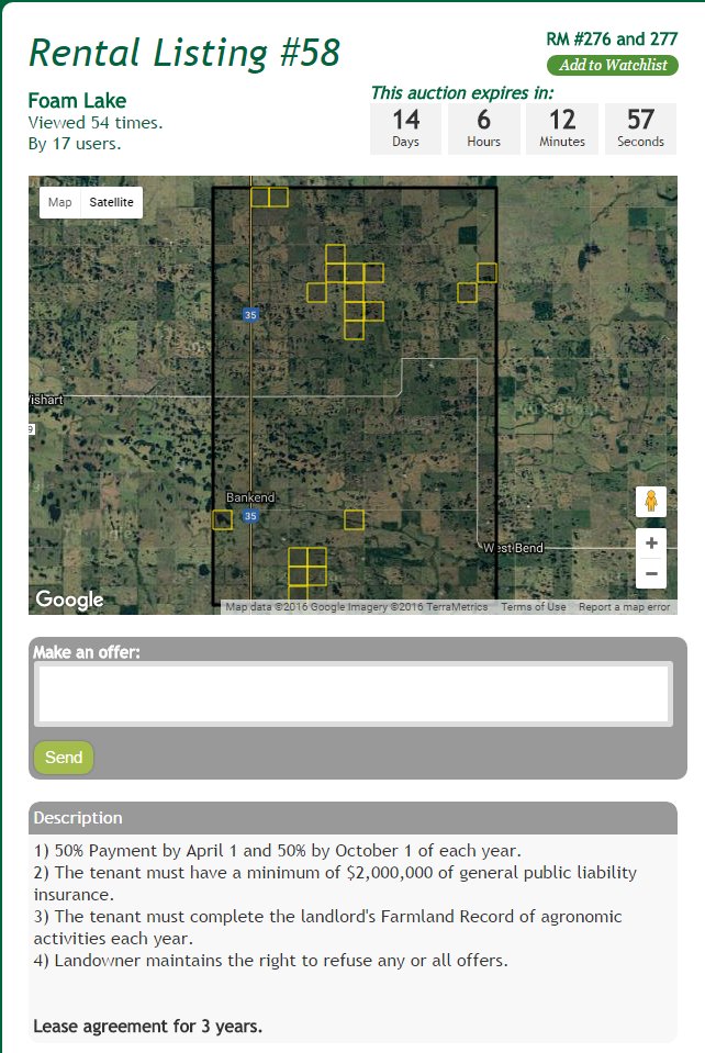 Renterra's tweet image. 2,700 cultivated acres near Elfros, SK. for rent. Visit renterra.ca for details. #skland4rent #farming