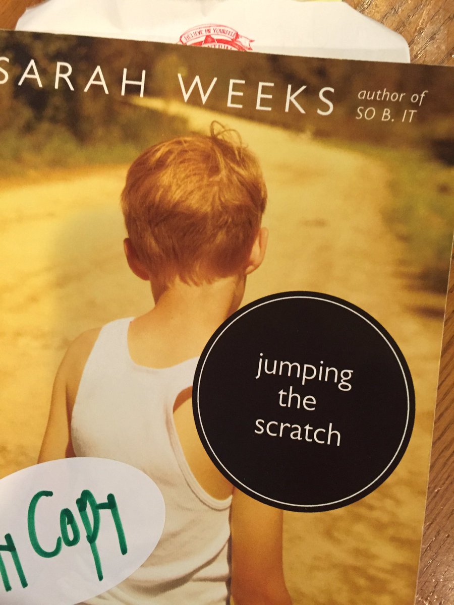 Today, 6G cherubs started reading Sarah Week's Jumping the Scratch as we prepare for our author's visit!