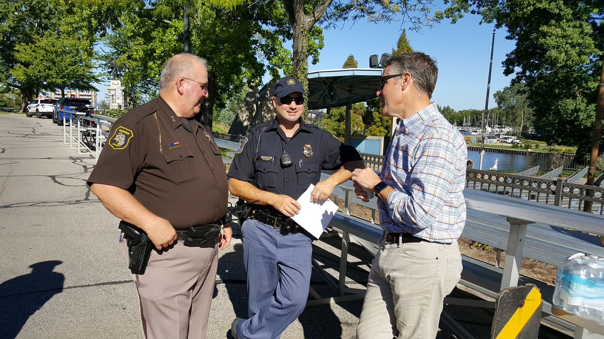 JohnMProos's tweet photo. Spoke at the #StJoeMI kickoff for the #LawEnforcement #TorchRun to raise money & awareness for @SpOlympicsMI! https://t.co/OyrsAToT7C