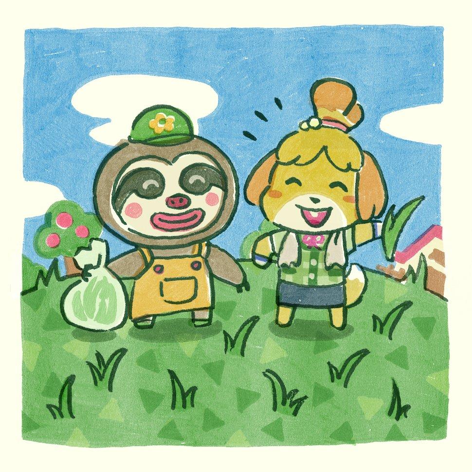 animalcrossing's tweet photo. Been away from your town for a while? When the free update arrives this fall, I'll take care of all the weeds! https://t.co/zYEbDJxQz0