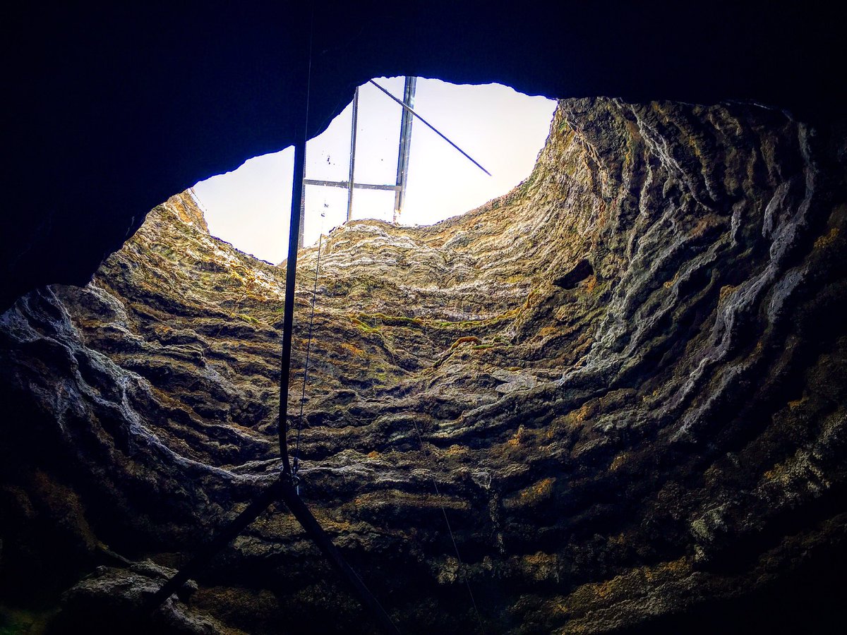 Jayleimer's tweet image. Cave diving!