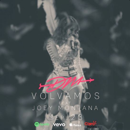 UMusicColombia's tweet photo. .@DulceMaria anunció que lanzará un nuevo sencillo con @JoeyMontanaT  ¡Ya queremos escuchar #Volvamos! https://t.co/hHt6eejhZf