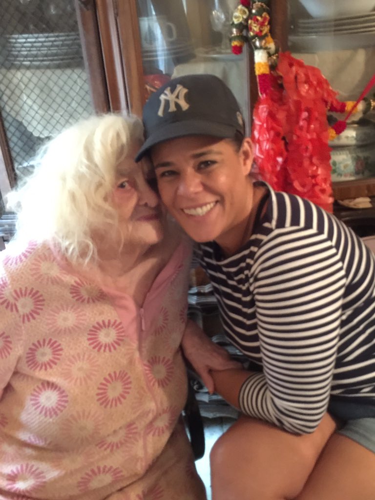 DTLALMagazine's tweet photo. Who do we love? These 2: Tiffany, (#DTLA Real Estate agent) with Grandma 100 yrs old. #DTLA #DowntownLA #DTLALofts https://t.co/ahfrf86SqS