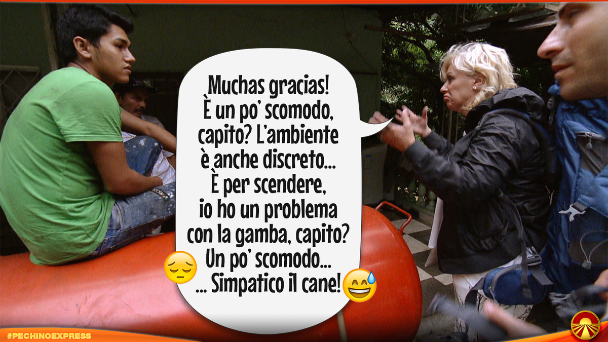 PechinoExpress's tweet photo. Declinare con stile #pechinoexpress https://t.co/5F49H5tzkl