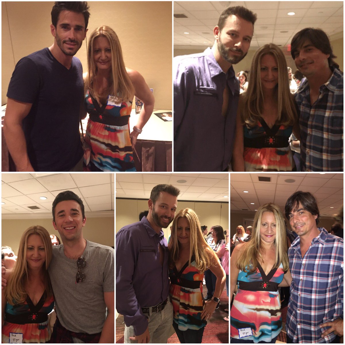 RisaM522's tweet photo. Just sharing the #Days ⌛️of MY life~You guys ROCKED #NYC @ericmartsolf @brandonbeemer @billymflynn @Bryan_Dattilo https://t.co/bknBf2UV6p