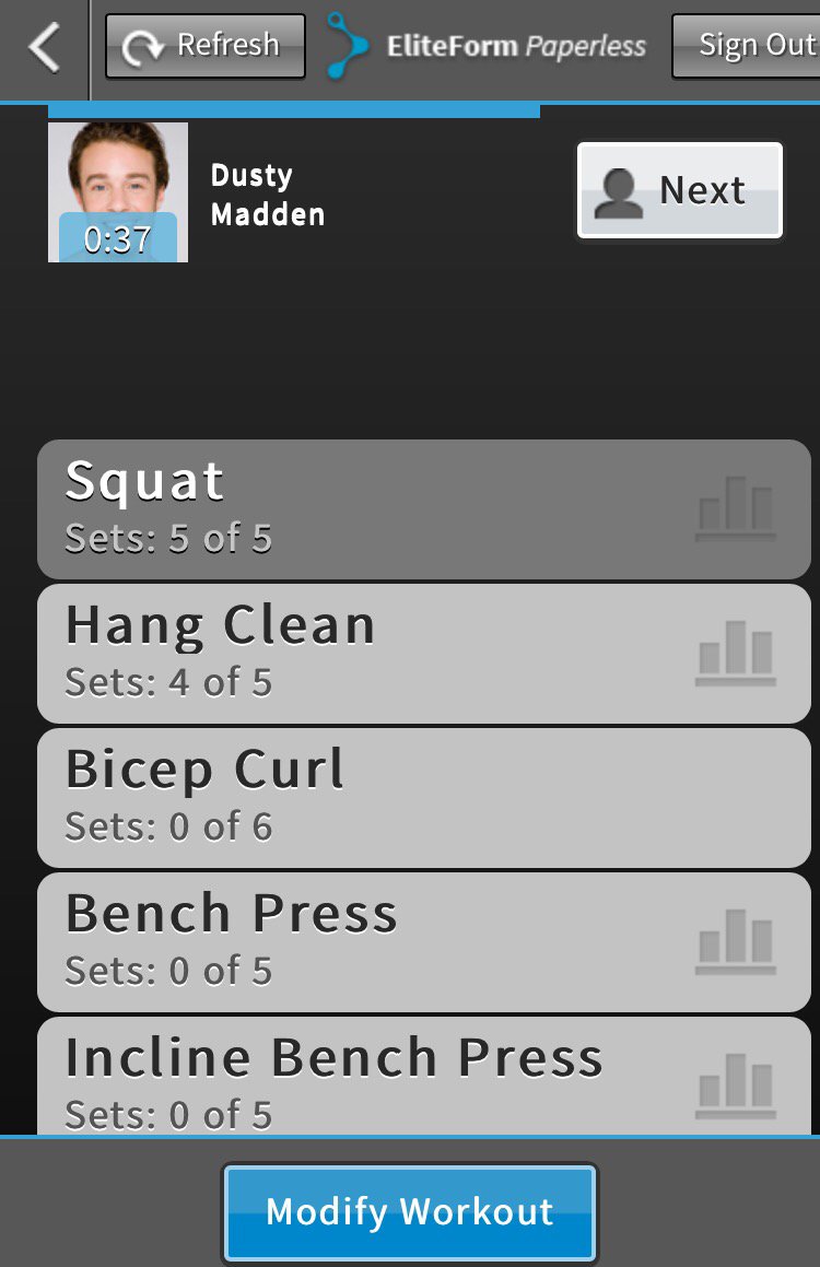 Elite_Form's tweet photo. Use #Paperless to view, update, and manage workouts from any mobile device #EarnYourNumbers #BeyondWearables https://t.co/7oIroQCqcx