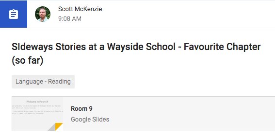 ScottMcKenzie27's tweet image. Today in Gr. 3 we logged in on Chromebooks, joined Google classroom, and worked on a Google Slideshow together.