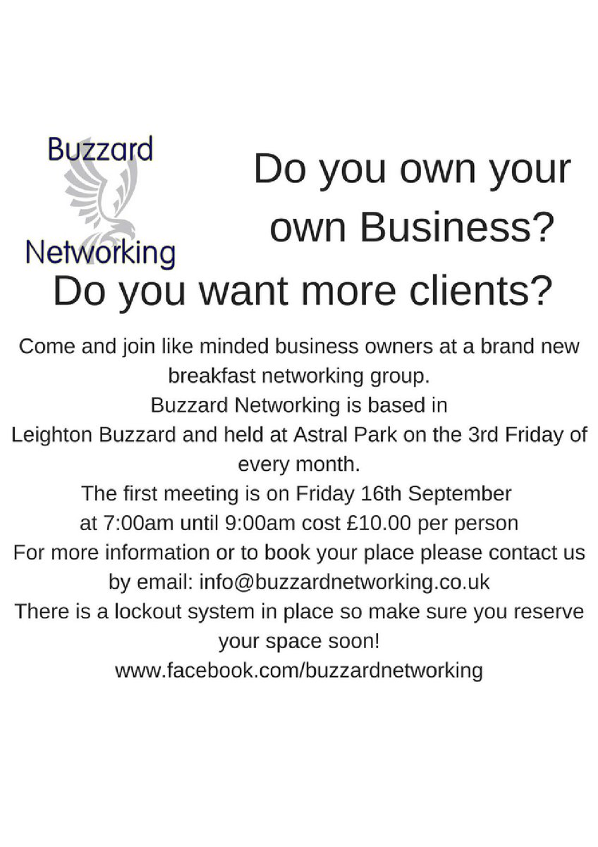 JamCrackersUK's tweet photo. Our first #BuzzardNetworking session is this Friday! #Excited #Bedford #Bedshour #LeightonBuzzard https://t.co/AqoQXKDr3w