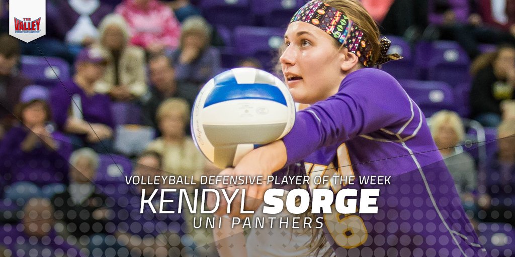 MVCsports's tweet photo. Volleyball Defensive Player of the Week: Kendyl Sorge of @UNIVolleyball. #MVCVB https://t.co/zQcRZ7YNW9