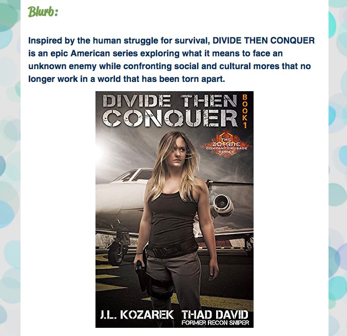 Divide Then Conquer is on the <a href="/sarabookworm91/">Page Hungry Bookworm</a>! pagehungrybookworm.com/single-post/20…
#IndieBooksBeSeen #IARTG #suspense #ebooks