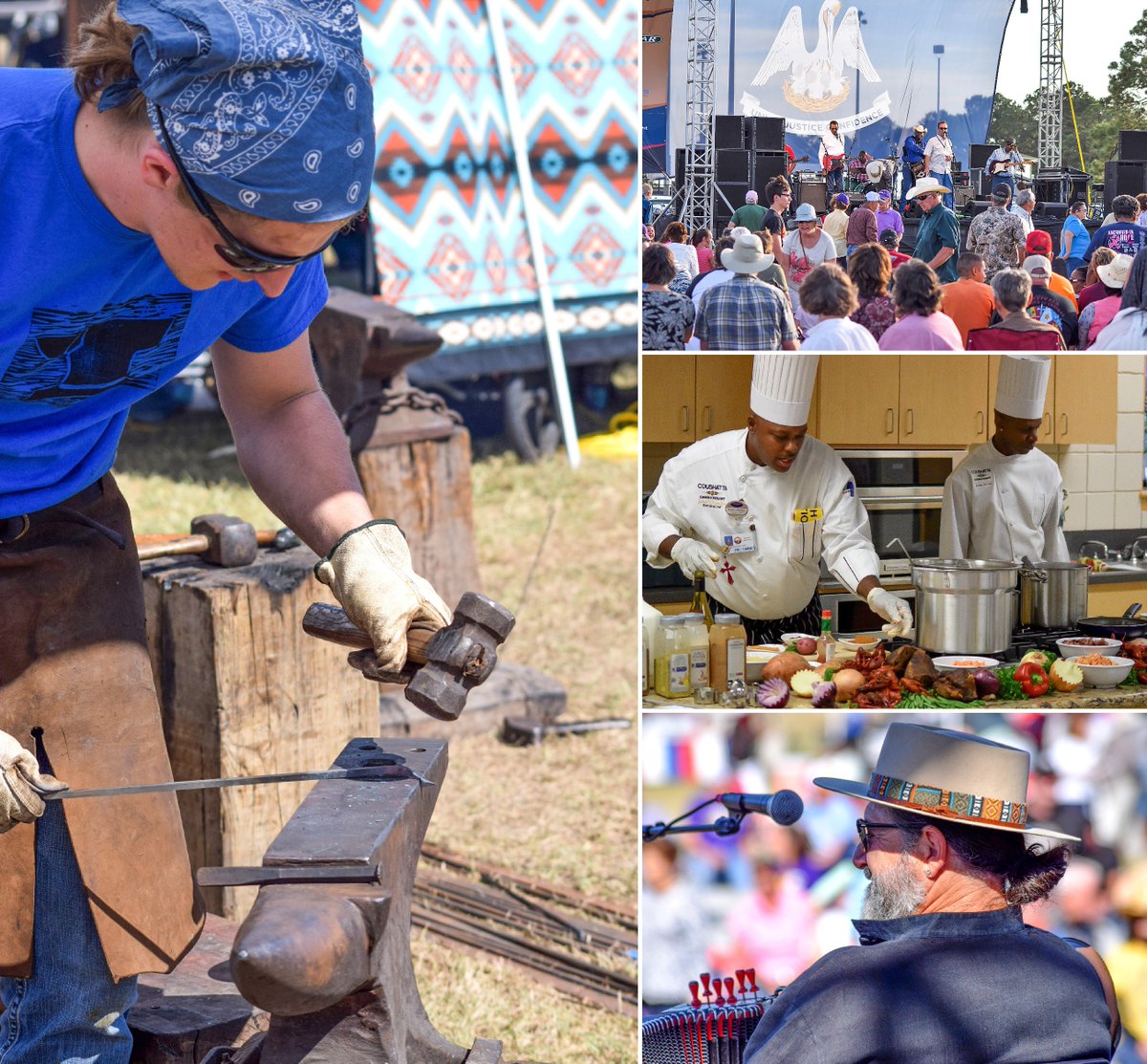 ExperLAFest's tweet image. 40 days and counting! We can't wait to see you there! Oct 22-23, Campus of @LSU_Eunice, ExperienceLouisiana.org