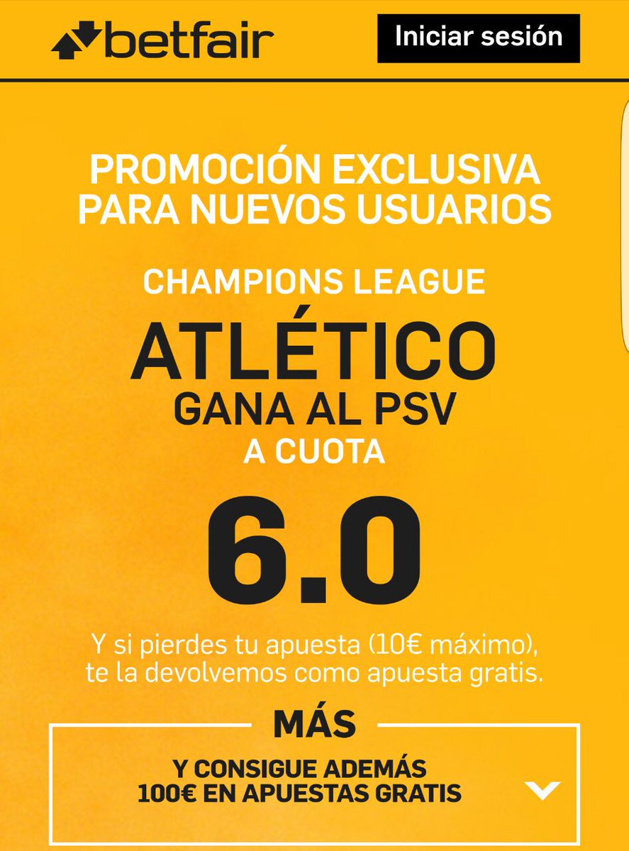 BollATM's tweet photo. Atletico gana al PSV a @6.0 Y Consigue €100 en Apuestas Gratis

Regístrate aquí: https://t.co/6yHolG1Obe https://t.co/PRE4ErK45x