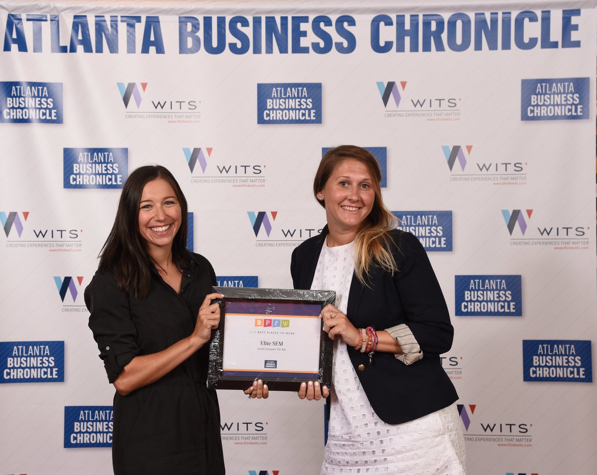 Way to go Atlanta office for getting listed as one of the Best Places to Work in ATL! #EliteStriveforGreatness