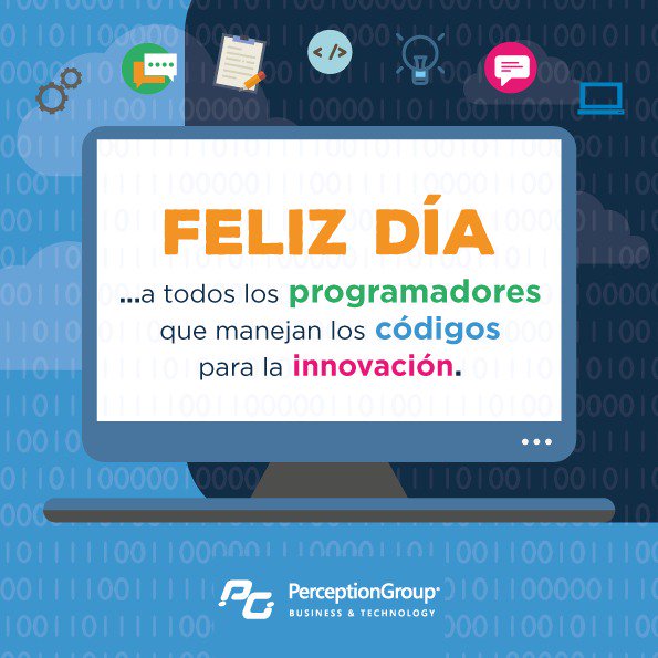 perceptiongrp's tweet photo. ¡Feliz día a nuestro equipo y a todos lo programadores! #ProgrammersDay https://t.co/i0IE6KTI88