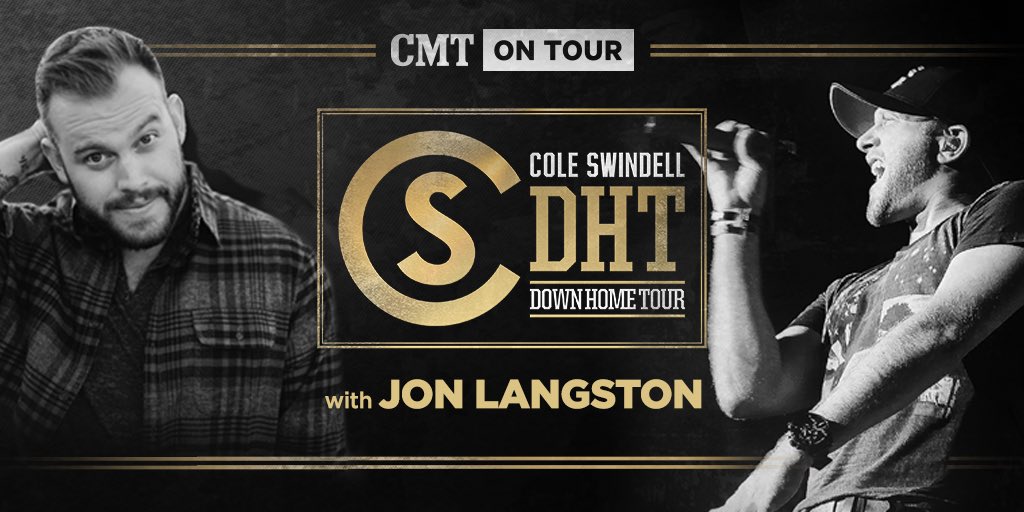 JonTLangston's tweet photo. Can't wait for CMT Down Home Tour with my buddy @coleswindell get your tix today link in bio! https://t.co/9RPzcGqhv0