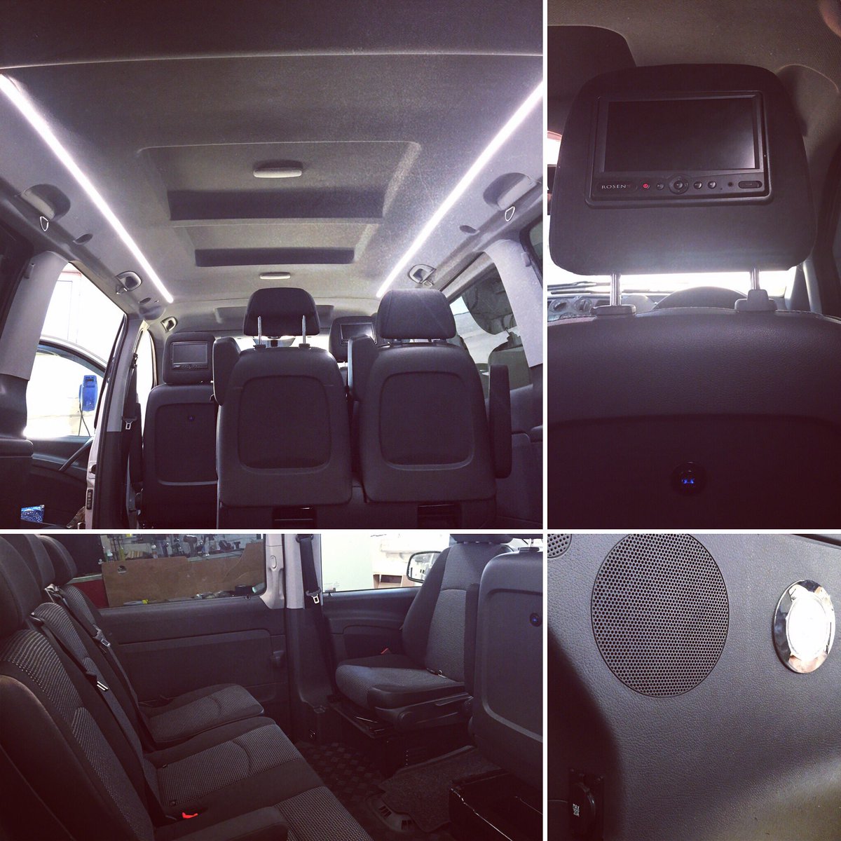 IncarAdditions's tweet image. MB Vito for swivel seat, led lighting,aux power system topped off with a #Cobra alarm. #CobraAlarms @kev_south
