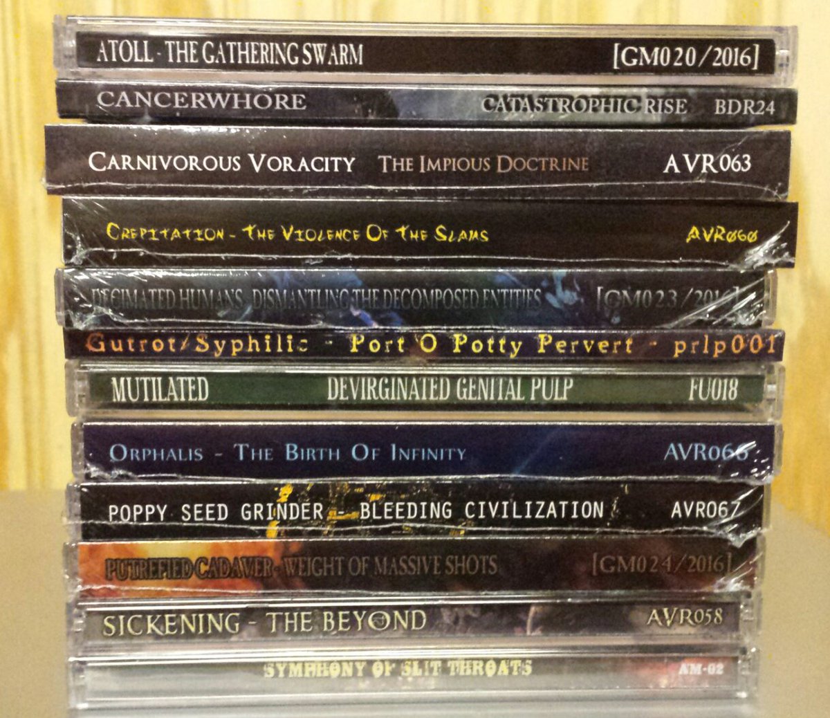 Catalog update on 9-12-2016 at comatosemusic.com. Now taking pre-orders for the new BLASPHEMER &amp; DEHUMANIZED!