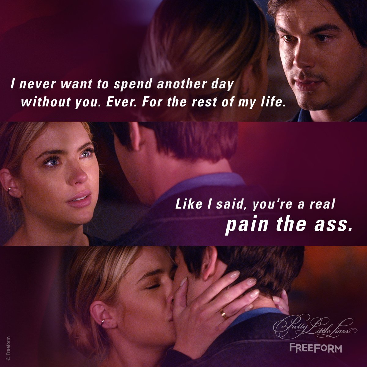 PLLonMax's tweet photo. Literally one of the best #Haleb moments to date. 😍😍 #PrettyLittleLiars https://t.co/emgXGUnSv8