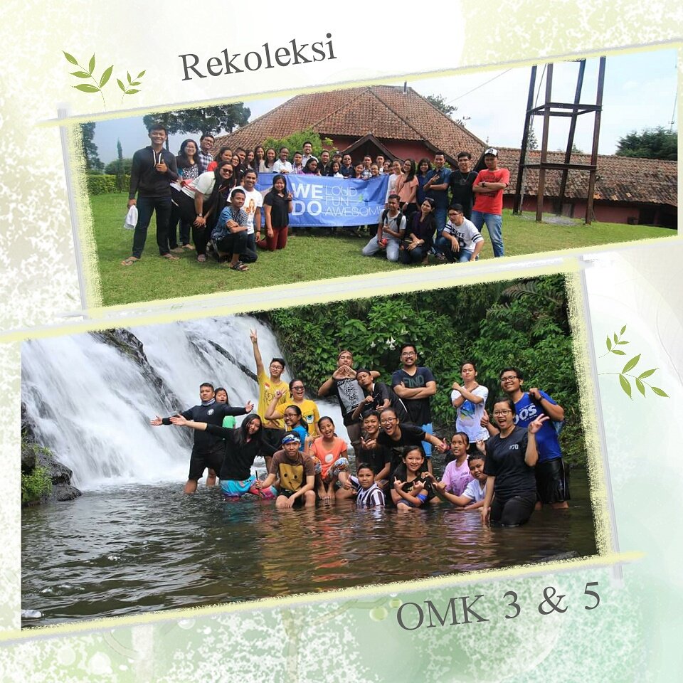 Rekoleksi OMK 3 &amp; 5 Paroki St. Thomas Kelapa Dua. - Villa Merah Sukawana, Lembang.