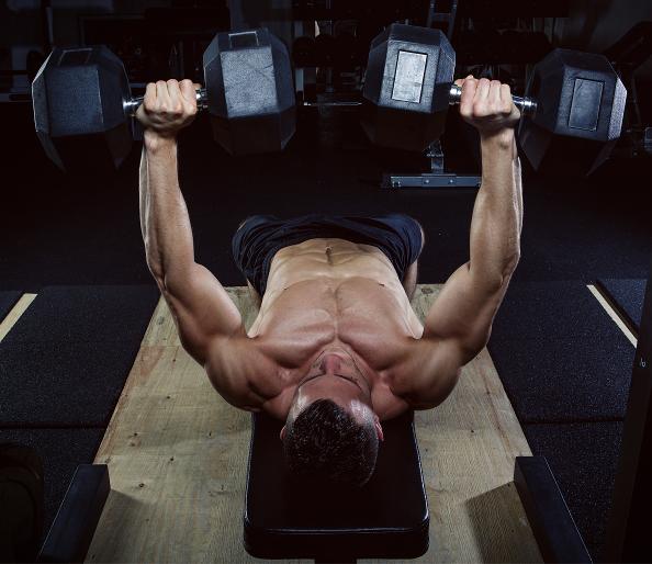 MensFitnessX's tweet photo. The "deep chest" workout: https://t.co/YHUrXCkGAH https://t.co/4ey0zGlccs