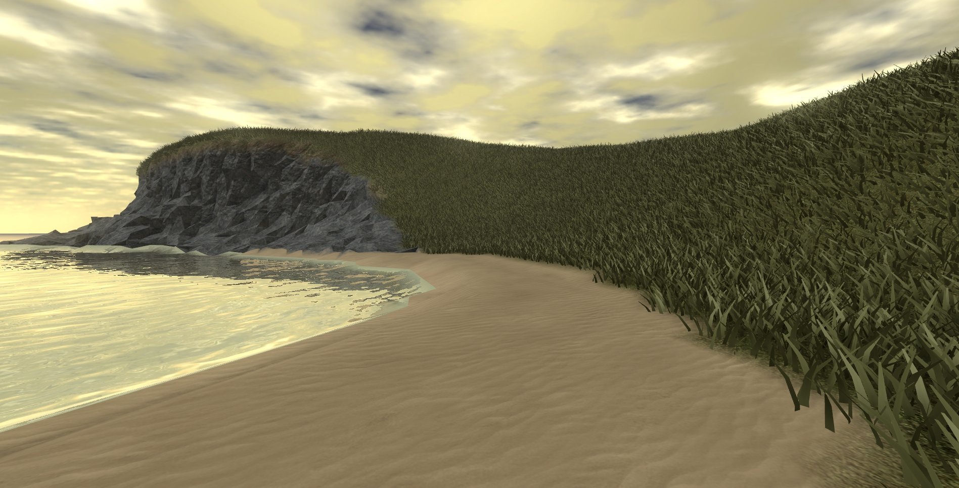 Ben On Twitter Applied A Texture To The Grass To Match Terrain Think I M Going To Stick With 3d Over 2d Robloxdev Roblox - beach roblox render