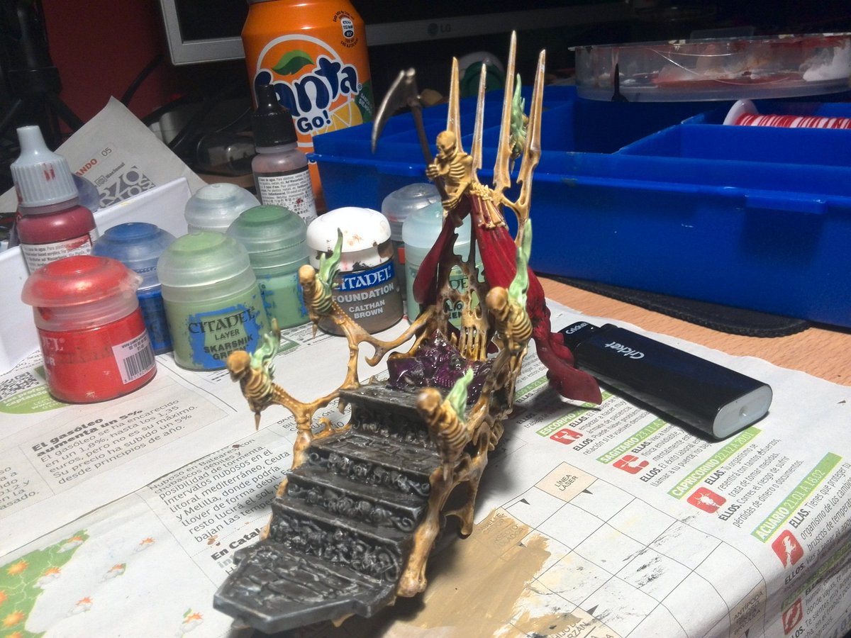 El trono :3 #warhammer #tronoaquelarre <a href="/Warhammeresp/">WarhammerFantasy.es</a> a ver si os mola :3