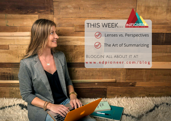 blaze_the_trail's tweet photo. This week on #edPioneer blog...Lenses vs. Perspectives, & the Art of Summarizing. @blaze_the_trail #writingteachers https://t.co/acVfsWgQlq