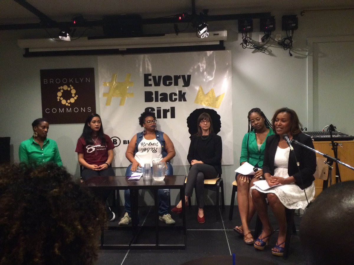 GGENYC's tweet image. Vivian Anderson of @everyblkgirl #EveryBlackGirls explaining Disturbing the School Law in SC #AssaultatSpringValley